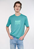 Mavi Logo Baskılı Mavi Tişört 0611311-71824