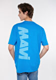 Mavi Logo Baskılı Mavi Tişört 0611311-70772