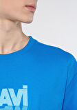 Mavi Logo Baskılı Mavi Tişört 0611311-70772