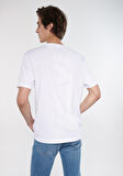 Mavi Logo Baskılı Beyaz Tişört 0611313-620