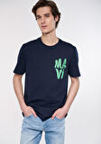 Mavi Logo Baskılı Lacivert Tişört 0611322-70490