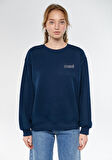 Mavi Logo Baskılı Lacivert Sweatshirt 1611656-82454