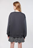 Mavi Logo Baskılı Gri Sweatshirt 1611656-82185