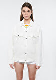 Mavi LUNA Beyaz 90s Jean Ceket 1110177-84112