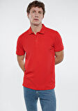 M064946-33099 Polo Mavi Erkek T-Shirt Çin Kırmızısı