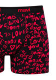 Mavi Baskılı Siyah Boxer 0910948-900