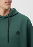 Mavi Kapüşonlu Yeşil Basic Sweatshirt 065809-71580