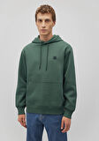 Mavi Logo Nakışlı Kapüşonlu Yeşil Sweatshirt 065809-71580