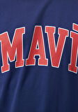 Mavi Logo Baskılı Mavi Tişört 0611711-70722