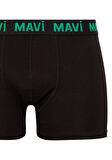 Mavi Siyah Basic Boxer 0911079-900