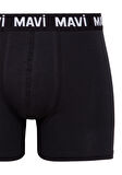 Mavi Siyah Basic Boxer 0911079-35495