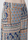 Mavi Baskılı Pantolon 1010517-85510