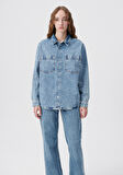 Alin Açık Mavi Street Jean Gömlek 1210385-85295