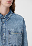 Alin Açık Mavi Street Jean Gömlek 1210385-85295