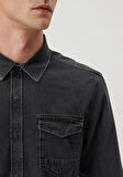 Rio Koyu Mavi Vintage Jean Gömlek 0295785223