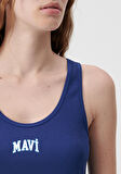 Mavi Logo Baskılı Mavi Atlet 1611899-70722