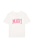 Mavi Logo Baskılı Beyaz Tişört 7610109-70057