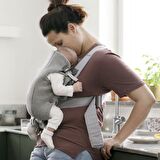 BabyBjörn Bliss Ana Kucağı Petal Cotton Oyuncaklı & Kanguru Mini 3D Cotton Jerse / Light Grey
