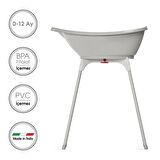OkBaby Bella Bebek Küveti Gri + Küvet Taşıyıcı 