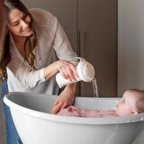 OkBaby Splash Bebek Duşu / A. Gri & İnce Dokulu Doğal Banyo Süngeri No.14