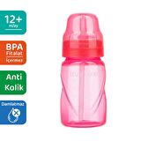 Mamajoo Akıtmaz Antikolik Pipetli Bardak 270 ml / Pembe