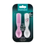 Mamajoo Desenli Kaşık Seti İnek & Pembe Çatal Hediye