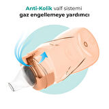 Mamajoo Kulplu Eğitici Bardak, 270 ml, Powder Blush, Anti-Kolik | Akıtmaz Tasarım
