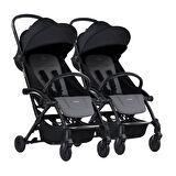 Bumprider Connect³ İkiz Bebek Arabası / Black - Grey Melange