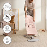 Babybjörn Balance Bliss Ana Kucağı Woven Melange Oyuncaklı / Light Pink