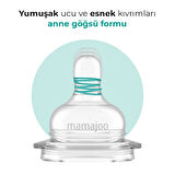 Mamajoo Gold Plus Biberon 150 ml & Anti-Kolik Silikon Biberon Emziği S