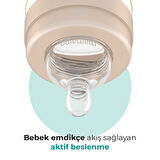 Mamajoo Gold Plus İkili Biberon 250 ml & Anti-Kolik Silikon Biberon Emziği M
