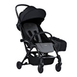 Bumprider Connect 3 Bebek Arabası / Black-Grey Melange Yan Düzenleyici Çanta Hediyeli