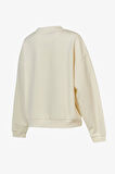 New Balance Lifestyle Kadın Beyaz Sweatshirt WNC3404-SST