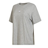 NB Unisex Gri Günlük Stil T-Shirt UNT3409-AG