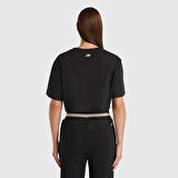 NB Lifestyle Women Tshirt Kadın Siyah T-Shirt - WNT3509