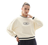 WNC3501-SST New Balance Wnc3501 Kadın Sweatshirt Beyaz