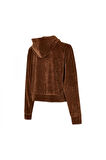 New Balance Wnj3506 Nb Lifestyle Women Full Zip Kahve-Beyaz Kadın Ceket