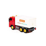 Polesie City  Işıklı ve Sesli Beyaz Kapalı Kasa Kamyon 22x12x9 cm