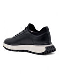 VOYAGER M294-1 ERKEK HAKİKİ DERİ SPOR AYAKKABI SİYAH