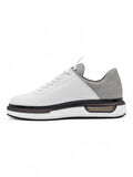 VOYAGER M057 HAKİKİ DERİ ERKEK SNEAKER BEYAZ