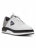 VOYAGER M057 HAKİKİ DERİ ERKEK SNEAKER BEYAZ