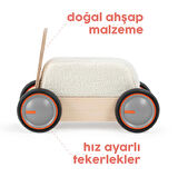 DriveMe Soft İnek Figürlü | Yürüteç - Bin Sür - Oyuncak Deposu