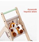 Mamatoyz Trio Stroller İlk Adım Yürüteç ve Oyuncak Bebek Arabası