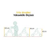 Mamatoyz Trio Stroller İlk Adım Yürüteç ve Oyuncak Bebek Arabası