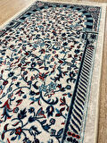Seccade Saçaklı (lateks Taban) 75x125 Ebat - Mavi