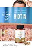 Erbatab Biotin (Çinko Çörekotu Civan Perçemi At Kuyruğu Isırgan Ekstresi) 60 Kapsül