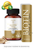 Erbatab Biotin (Çinko Çörekotu Civan Perçemi At Kuyruğu Isırgan Ekstresi) 60 Kapsül