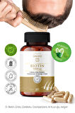 Erbatab Biotin (Çinko Çörekotu Civan Perçemi At Kuyruğu Isırgan Ekstresi) 60 Kapsül