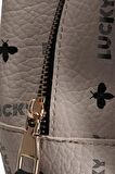 Lucky Bees Desenli Kadın Sırt Çantası