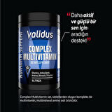 Valıdus Multıvıtamın Complex Vıtamıns + Mınerals + Antıoxıdants + Amınos + Enzymes Set